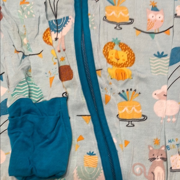 Little Sleepies Party Animal Onsies Pajamas - Picture 5 of 6